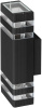 Светильник уличный настенный ЭРА «Астрея» GBW-101-BL-0310 230В 2хЕ27 IP54 вверх/вниз черный Б0069591