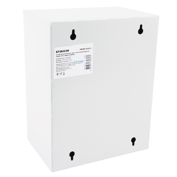 Шкаф с монтажной панелью ЩМП-00 Stekker EBX60-2/00-31 IP31 (270*210*140) сталь ArcaMetal 50543