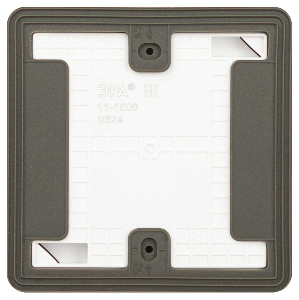 Переключатель ЭРА Эксперт 11-1506-01 двойной IP55 10АХ-250В ОУ белый Б0063295