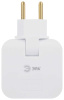 Разветвитель электрический ЭРА SPF-2-FL-USB поворотный на 2 розетки + 2USB 10А белый Б0069089