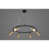 Подвесная люстра Crystal Lux CLT 015C6 D600 BL-GO