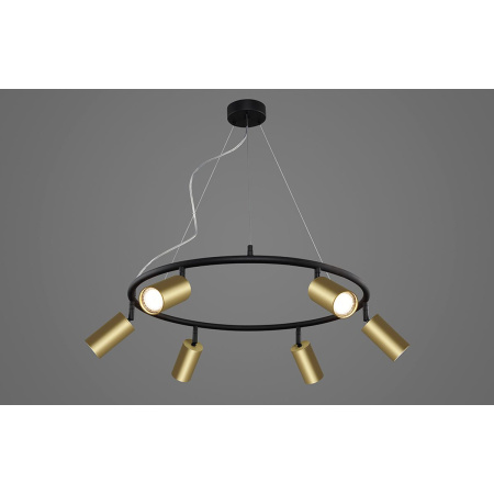 Подвесная люстра Crystal Lux CLT 015C6 D600 BL-GO