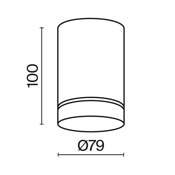 Потолочный светодиодный светильник Maytoni Technical Orlo C085CL-9W3K-B Потолочный светодиодный светильник Maytoni Technical Orlo C085CL-9W3K-B