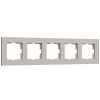 Рамка на 5 постов Werkel Slab дымчатый софт W0052917 a071630