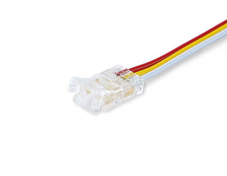 Соединитель гибкий двухсторонний AMBRELLA LIGHT ILLUMINATION COB CCT 12/24V для лент 8mm(3 конт.) (5шт. в комплекте) GS7911