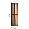 Уличный настенный светильник Favourite Trellis 4824-2W