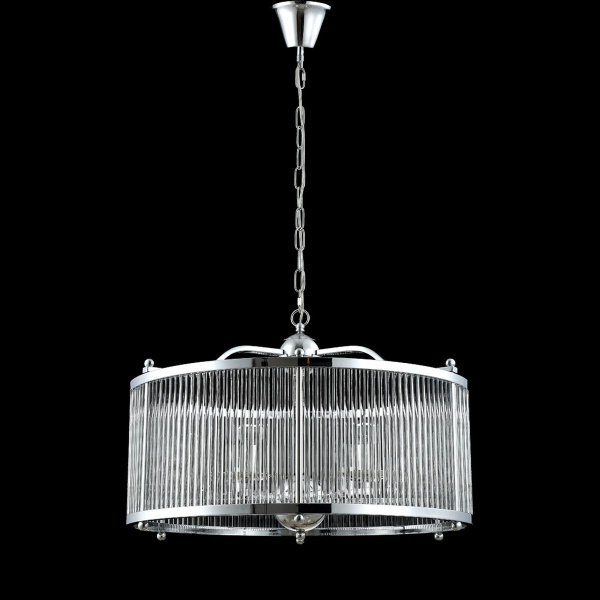 Подвесная люстра Crystal Lux Tadeo SP6 D600 Chrome/Transparente