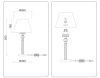 Настольная лампа Ambrella light High Light LH71007