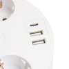 Удлинитель Stekker Comfort 5гн 2USB+С 2,5м с/з Comfort HM10-51-01 49591