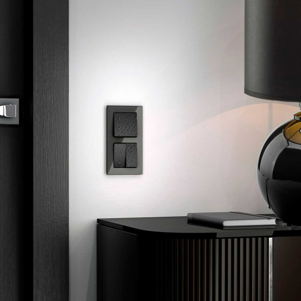 Клавиша Werkel Hammer для выключателя перекрестного черный W1219008 4690389162220