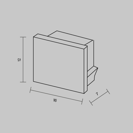 Комплектующие для профиля Maytoni Led Strip 642022
