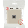 Розетка ЭРА Arktik 16-3101-04 TV одиночная шампань Б0070467