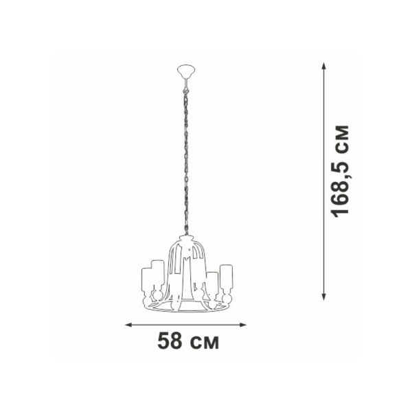 Подвесная люстра Vitaluce V3752-7/6