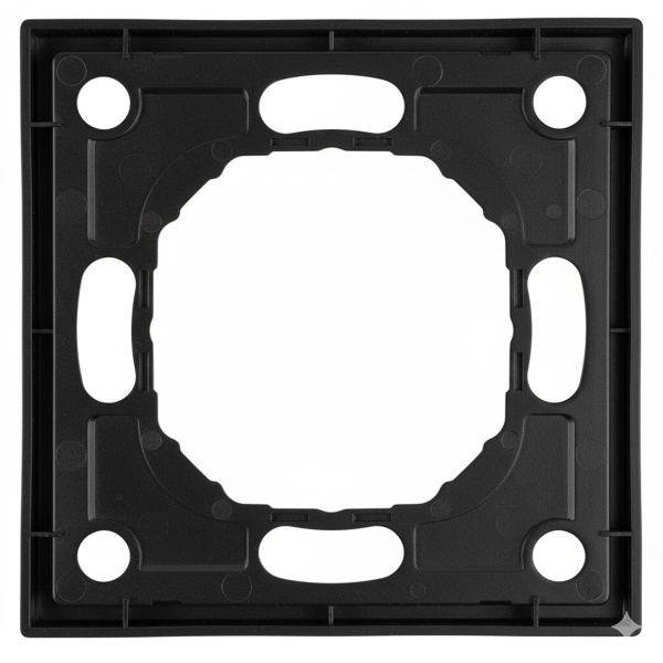 Рамка 1-постовая Stekker Эмили черный уголь PFR00-5001-05 49858