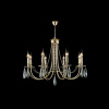 Подвесная люстра Crystal Lux Victoria SP8 Gold/Amber