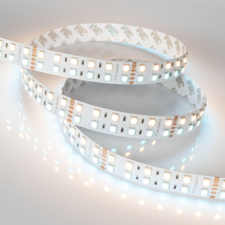 Светодиодная лента Arlight 32W/m 144Led/m 5060SMD разноцветный/теплый белый 5M RT-B144-19mm 24V RGBW-Warm 012327(3)