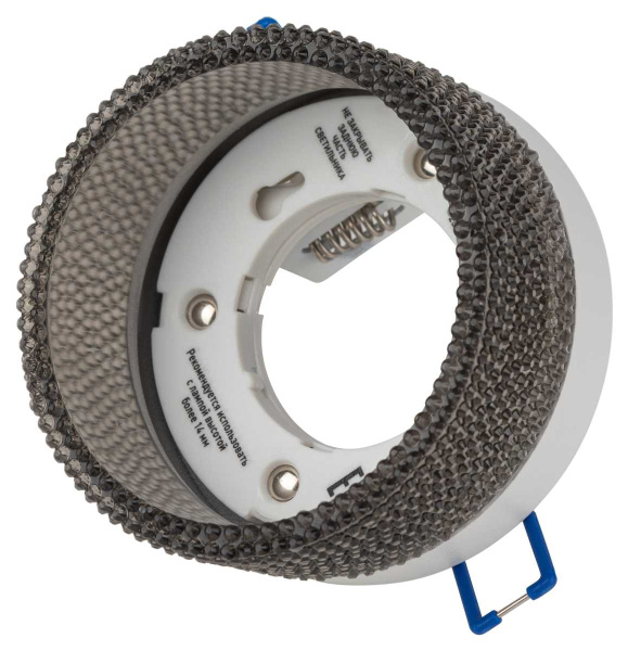 Светильник встраиваемый ЭРА DK97 WH/BK под лампу GX53 белый/черный Б0057457