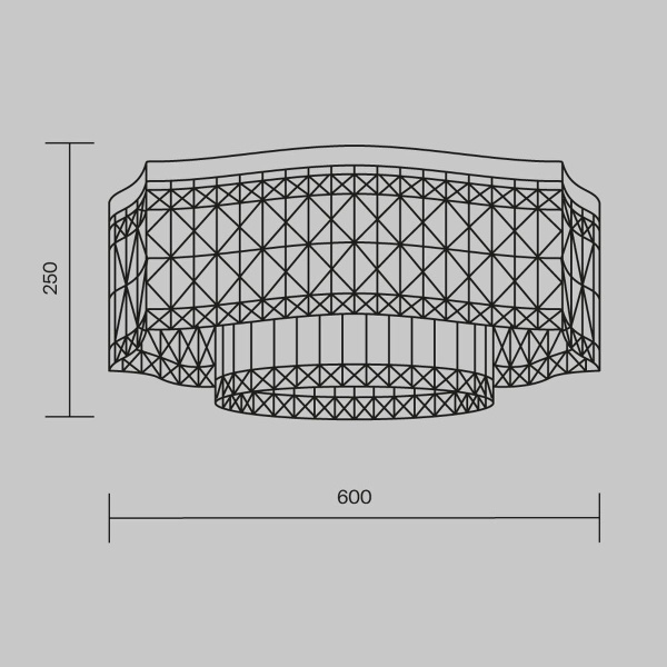 Потолочная люстра Maytoni Dune DIA005CL-10CH