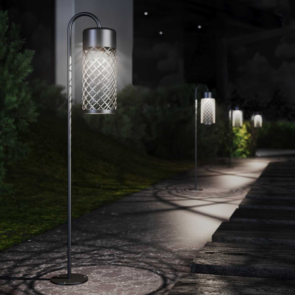 Садово-парковый светодиодный светильник Elektrostandard Ombra 35179/S черный a067899