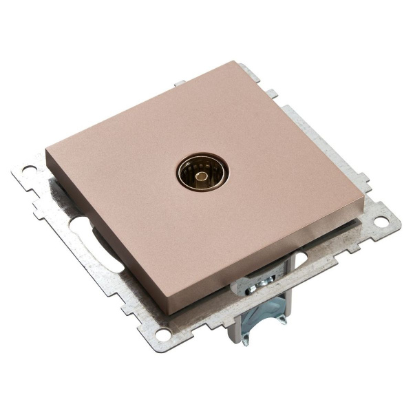 ТВ-розетка Stekker Катрин шампань GLS00-7108-02 39600