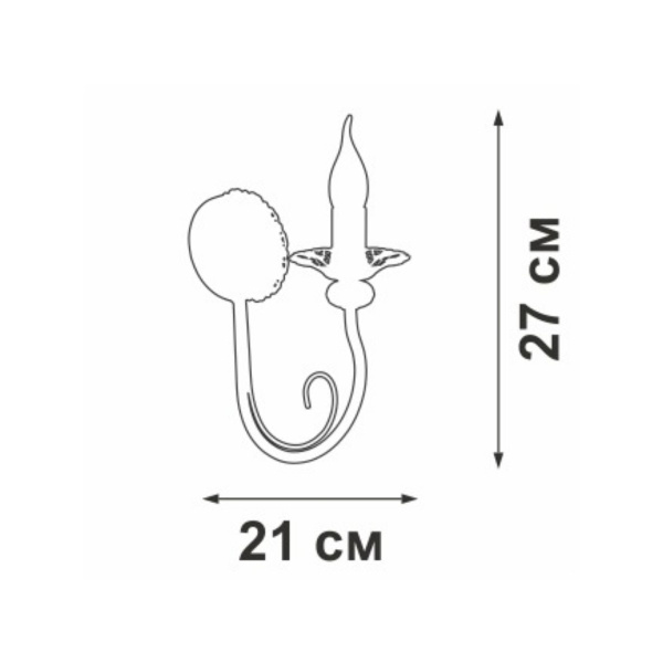 Бра Vitaluce V1188-0/1A