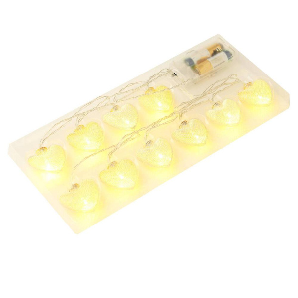 Гирлянда светодиодная Apeyron сердце 15-61