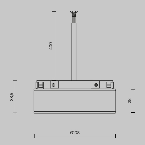 Блок питания Maytoni Technical Basity 48V 100W IP54 2A TRA172DR-100W-DS-B