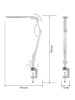 Настольная лампа ЭРА NLED-496-12W-W Б0052766