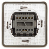 Выключатель ЭРА Эксперт 11-1524-01 двойной IP55 10АХ-250В СУ белый Б0063271
