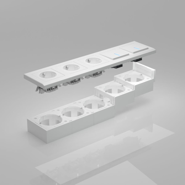 Коробка для накладного монтажа Werkel белый W8000001 4690389170829