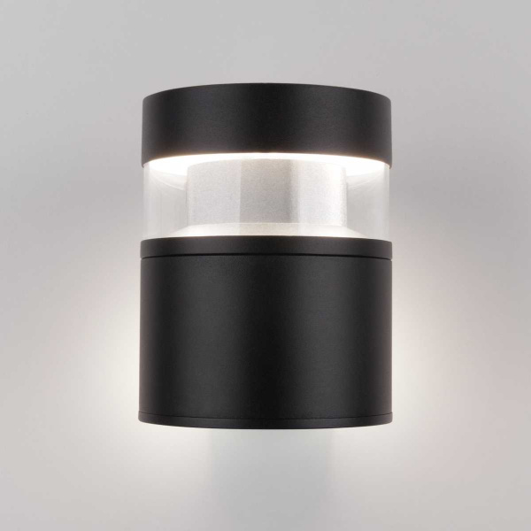 Уличный настенный светодиодный светильник Elektrostandard 1530 Techno Led чёрный a052244