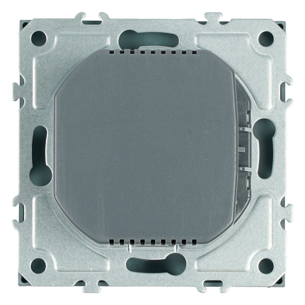 Розетка 1-местная з/ш с/з 16А + USB + Type C (механизм), Stekker, 250В, 20W Эмили, платиново-серый, soft-touch, RST16-5119-10 50219