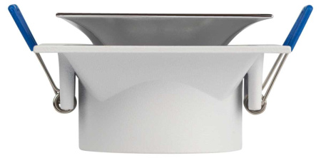 Светильник встраиваемый декоративный ЭРА KL102 WH/CH под лампу MR16 GU5.3 белый/хром Б0056354