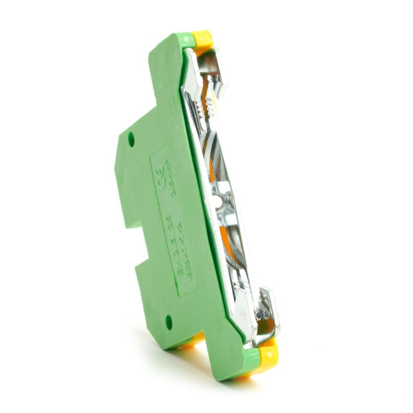 Зажим наборный изолированный (винтовой) 2,5 мм2 (JXB 2,5), желтый,зеленый LD551-4-25 ЗНИ 49486