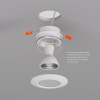 Встраиваемый светильник Denkirs Facet DK3016-WH