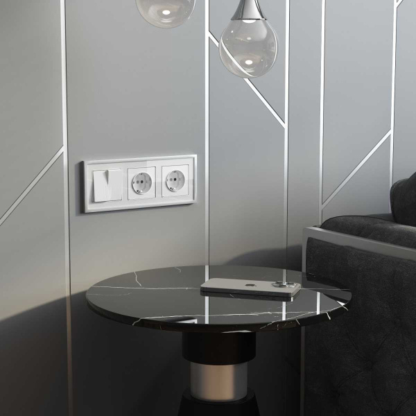 Розетка Werkel с заземлением W1171041 4690389197314