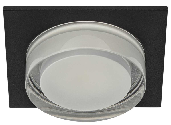 Светильник встраиваемый декоративный ЭРА DK108 BK под лампу MR16 GU5.3 черный Б0058399