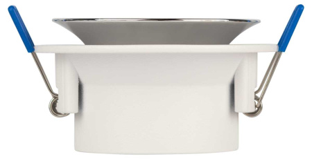 Светильник встраиваемый декоративный ЭРА KL103 WH/CH под лампу MR16 GU5.3 белый/хром Б0056353