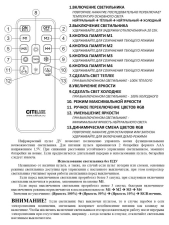 Потолочный светодиодный светильник Citilux Симпла CL714K330G