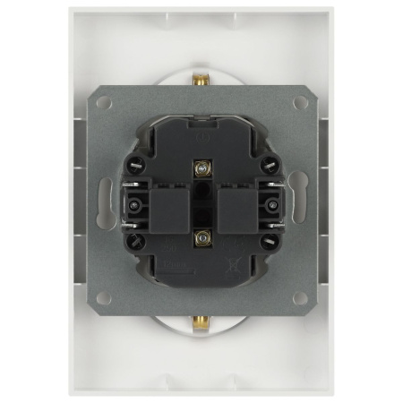 Розетка ЭРА Arktik 16-2107-04 без заземления двойная 2X2P 16А-250В шампань Б0071684