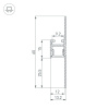 Профиль Arlight ARH-Plintus-Fantom-2000 Black 038550