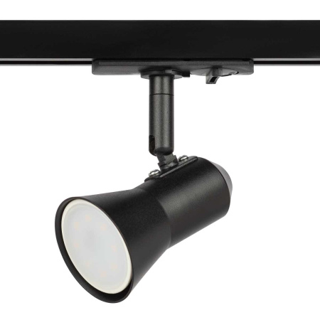 Трековый светильник однофазный ЭРА Taper TR37-GU10 BK Б0053304