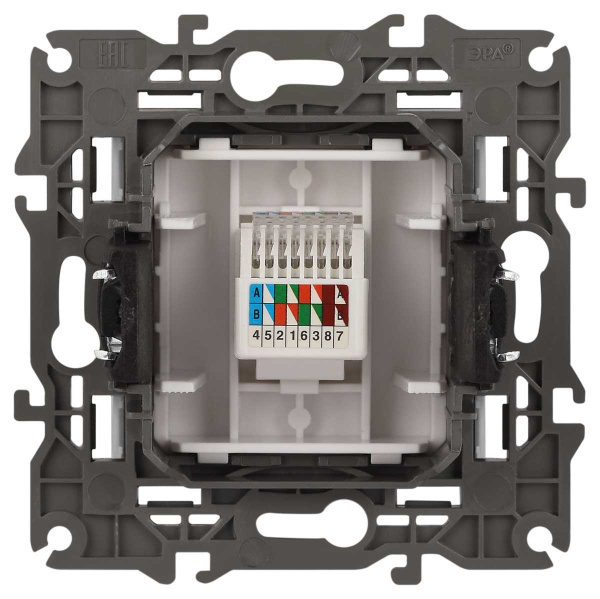 Розетка ЭРА Elegance 14-3107-01М RJ45, белый матовый Б0065763