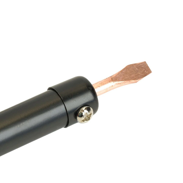 Паяльник с деревянной ручкой 65W, нихромовый нагреватель, долговечное жало, 230В, Stekker PLE110-60 49985