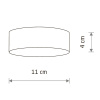 Потолочный cветильник Nowodvorski Lid Round Led White 10411