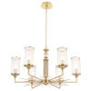Подвесная люстра Crystal Lux Gloria SP6 Brass