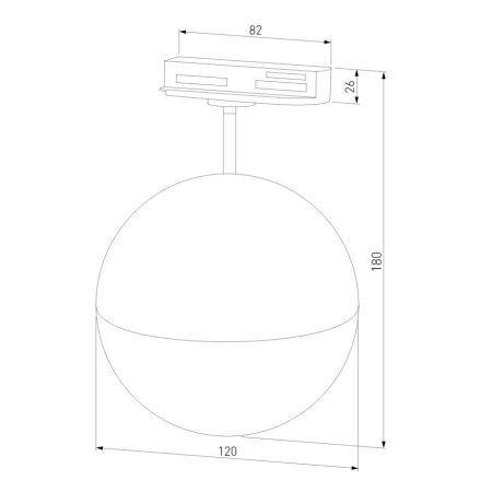 Трековый светильник Elektrostandard Glob GX53 черный MRL 1015 a053136