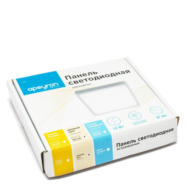Накладная светодиодная панель Apeyron 06-44