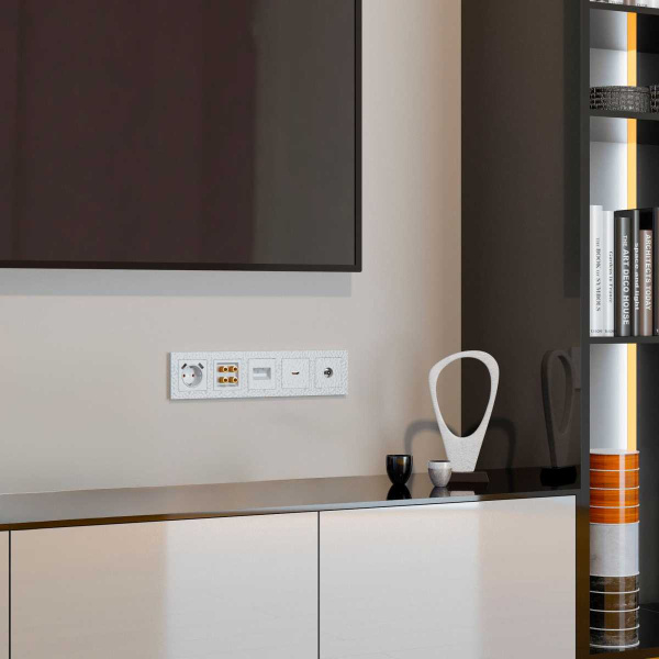 Лицевая панель Werkel Hammer для USB белый W1279501 4690389162985