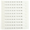 Маркеры для ЗНИ (JXB ST) с нумерацией 1-10 LD556-5 Stekker 49210